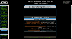 Desktop Screenshot of cabriofans.com